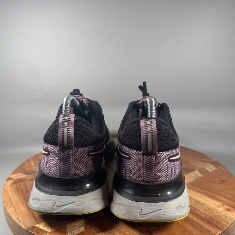 Nike React Infinity Run‎ Flyknit 3 Womens Running Shoes Black Purple Size 10